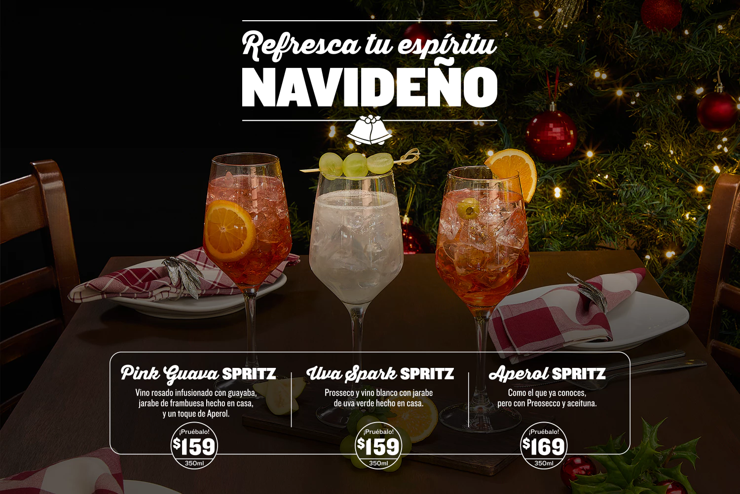 Banner Spritz Navideño